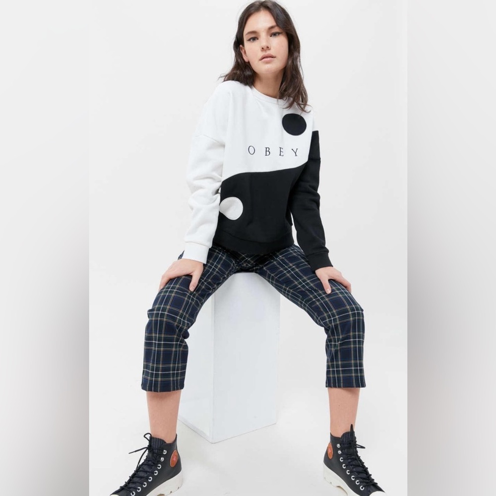 Obey Monochrome Graphic Sweatshirt